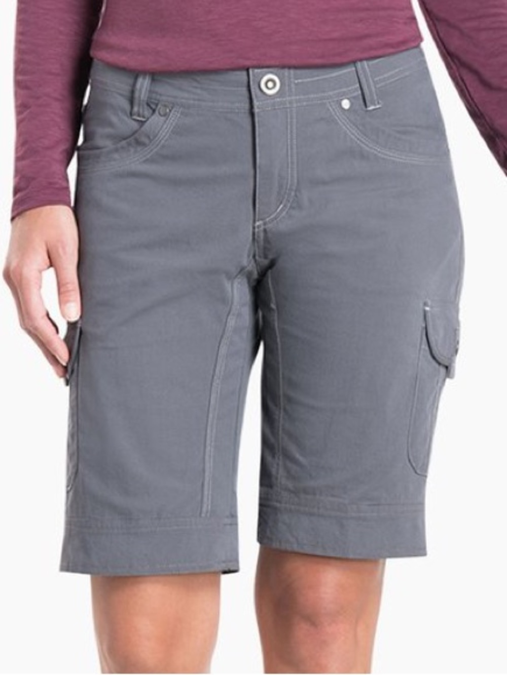 Kuhl ladies SPLASH™ 11" Lightweight, cotton-based fabric with minimal stretch.